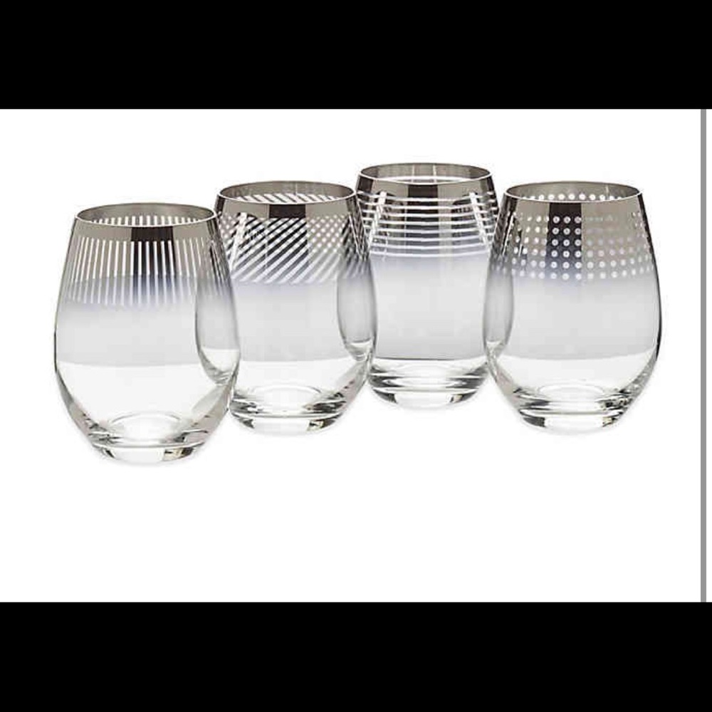 Mikasa Metallic Ombre Glasses - 8